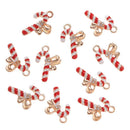Decor Christmas Charms Xmas Tree Hanging Assorted Shapes Enamel Pendants
