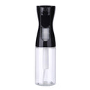 200ml High Pressure Spray Mist Bottle Salon Barber Hair Tool (Clear Black)