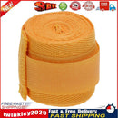 Sports Strap Boxing Bandage Muay MMA Taekwondo Hand Glove Wrap(Yellow) Newly