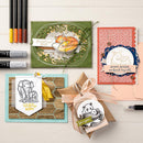 Transparent Hand-painted Animal Clear Stamps Silicone Seal for DIY Scrapbooking