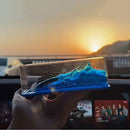 Stress Relief Float Desktop Fluid Liquid Cruise Ship Drift Bottle Hourglass