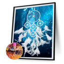 5D Diamond Painting Kit White Dream Catcher Full Round Drill DIY Wall Picture