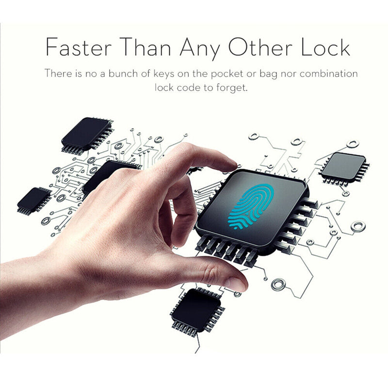 Tuya Biometric Fingerprint Password, Keyless Padlock for Ko