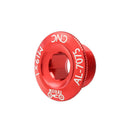 MUQZI CNC MTB Road Bike M19 Crank Cover Screws Crankset Bolt Cap (Red)