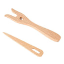 Needle Diy Wooden Fork Knitting Weaving Loom Sewing H1D8 g Handmade Braidin S1U1