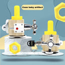 Baby Training Sensorial Game Unlock Blocks Early Learning Wood Busy Board