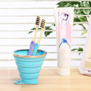 Outdoor Camping Picnic Retractable Water Cup 270mL Portable Folding Silicone Mug