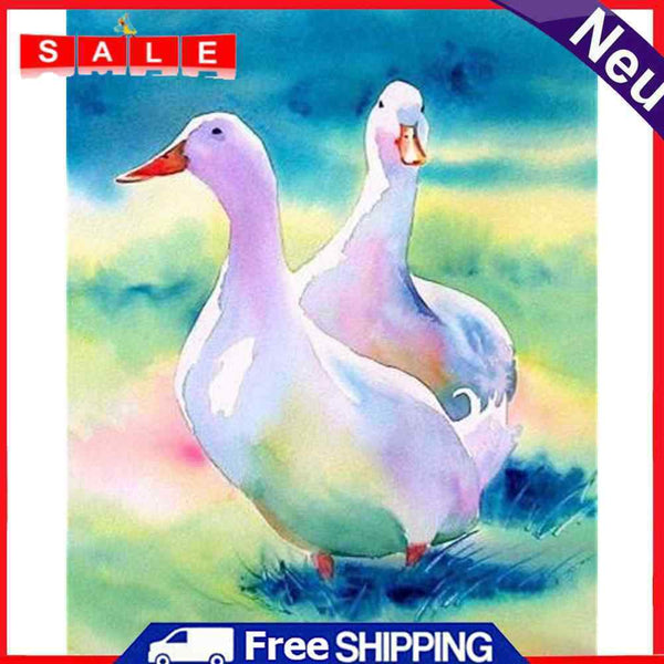 Duck Oil Paint By Numbers DIY Acrylic Painting on Canvas Frameless Drawing Kit