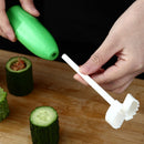 4x Fruit Corer Remove Slicer Digging Vegetable Spiral Cutter Kitchen Gadget