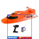 Flytec V009 RC Boat Waterproof 2.4GHz 30km/h Ship with Battery (Orange)