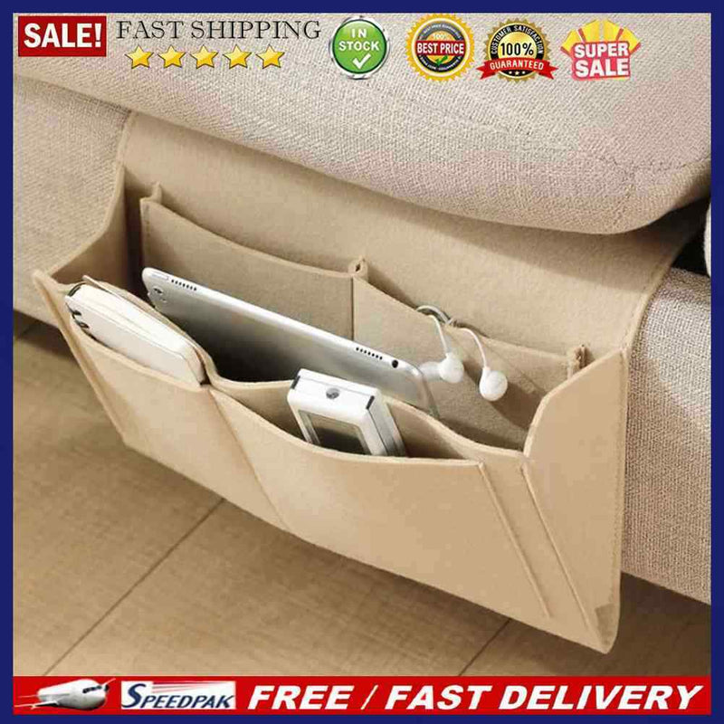 Bed Holder Pockets Save Space Sofa Side Organizer Pouch for Home Bedroom Product