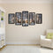 11CT Full Cross Stitch Christmas DIY 5 Panels Printed Wall Art Crafts Home Decor