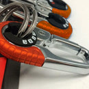 Keychain Key Ring Hook Outdoor Steel Buckle Carabiner Climbing St Top hot.