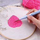 Punch Threader Needles Embroidery Needle Pen Knitting Needles Tool Weaving Tool