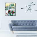 5D DIY Diamond Painting Snow House Embroidery Full Drill Cross Stitch Mosai