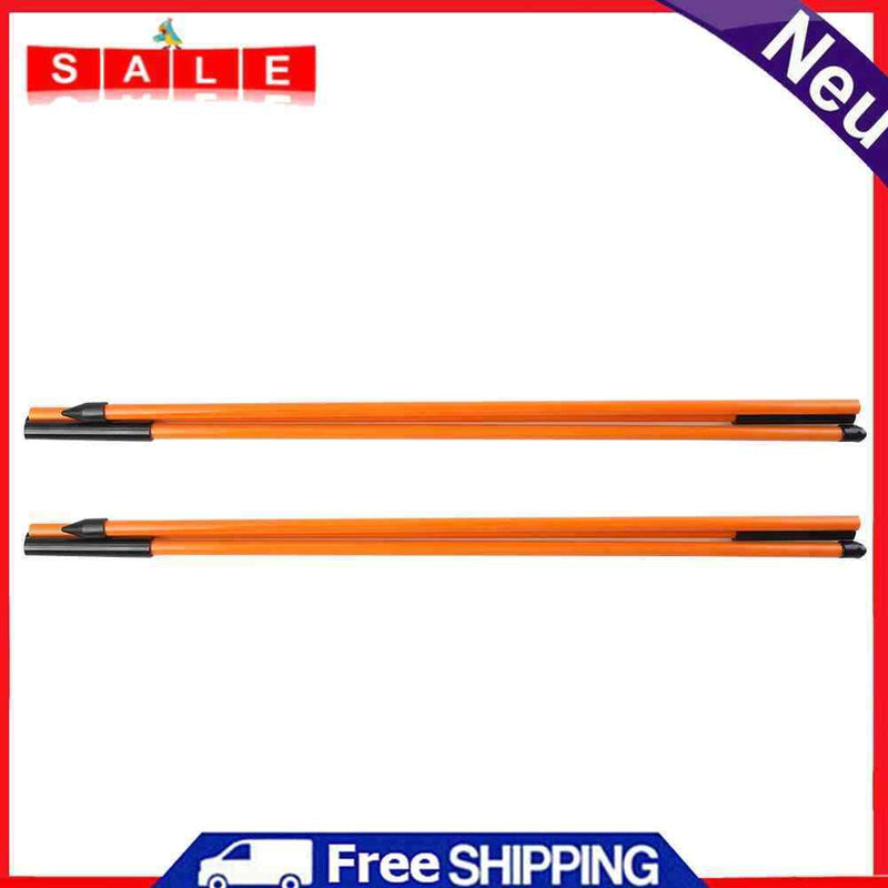 2pcs Golf Alignment Sticks Foldable Golf Putting Ball Position Aid Training Tool
