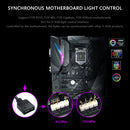 Desktop Computer ARGB Fan Hub Case+Cable 5V 3PIN PC RGB Cooler Splitter Set
