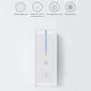 Portable Air Purifier Negative Ion Air Freshener Dust Cleaner (White US)