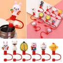 Straw Tips Cover Drinking Dust Cap Cup Accessories Silicone Straw Plug