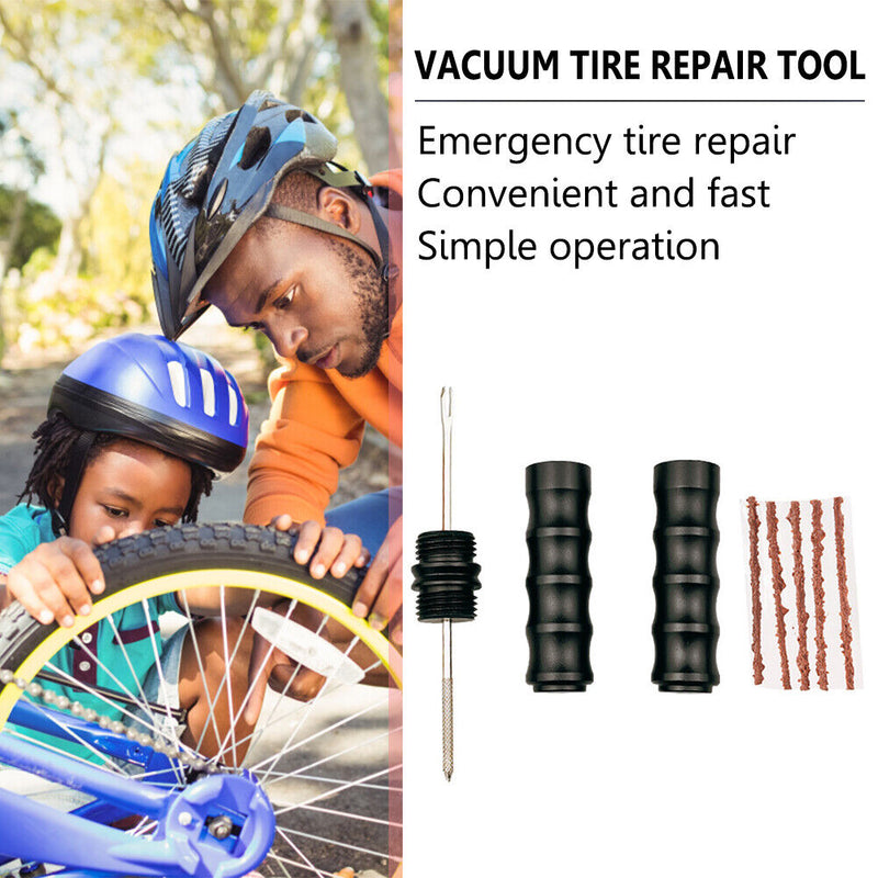 #A Emergency Tubeless Bicycle Vacuum Tire Repair Drill Bit Vacuum Tire Repair To