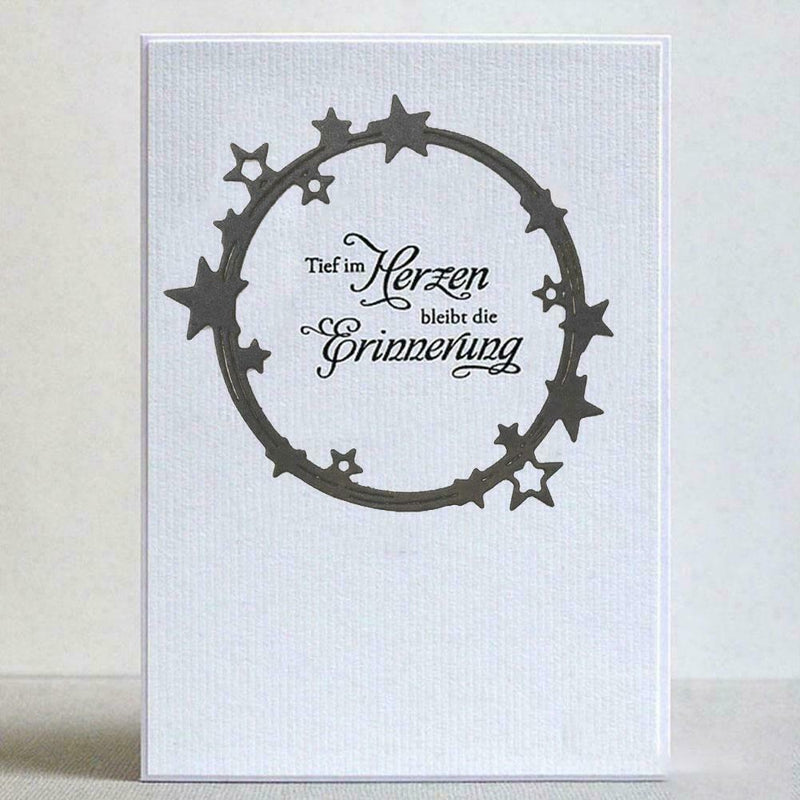 Star Border Metal Cutting Dies Scrapbooking Cards Embossing V4S1 Molds DIY Y8T3