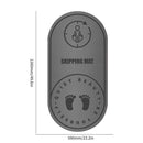 Jump Rope Mat Knees Protection Exercise Pad Mute (Grey 126x59x8cm) Newly