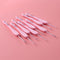8pcs ABS Handle Knitting Needles Aluminum Crochet Hooks Set 1-2.75mm for Weaving