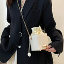 Retro PU Leather Totes Bags Women Solid Color Shoulder Female Purse Handbags