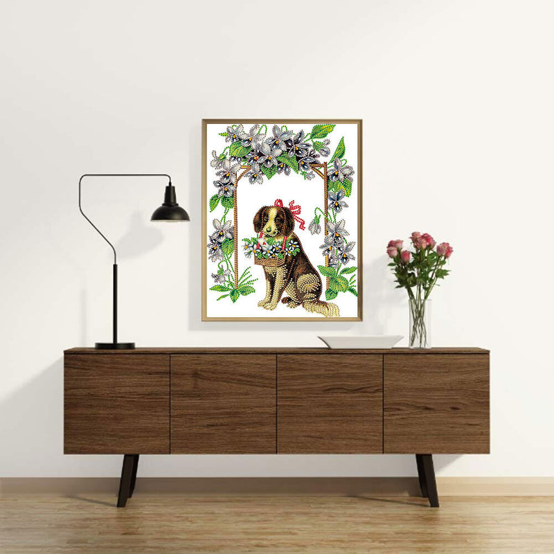 Partially Molded Diamond Painting Set English Springer Spaniel Picture