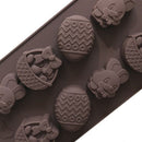 8 Patterns Cookie Mould Baking Tools Chocolate Cake Mold Easter Silicone Mold