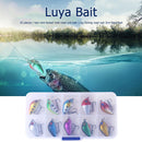 10pcs 3cm 1.5g Bionic Crank Wobblers Fishing Lures Jig Hooks Artificial Baits