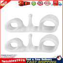 Snail Splitter Toe Hallux Valgus Bunion Corrector Separator Pad (White) Newly