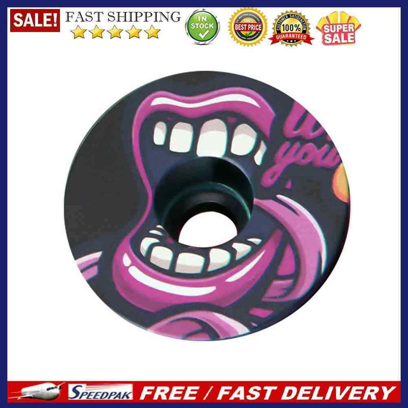 Ultra Light Mountain Road Bike Headset Stem Top Cap Cover for 28.6mm Fork Tub