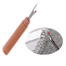 2pcs Plastic Handle Craft Thread Cutter Stitching Ripper Needle Sewing Tools
