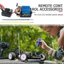 HOBBYFANS 540 27T Brushed Motor 60A ESC Combo for 1/10 1/12 RC Crawler Car