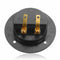 Round Boxes with 2 Banana Jack Stereo Plug Speaker Terminal Connectors