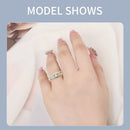 Exquisite Promise Womens Jewelry Diamond Ring Wedding Ring Christmas Gift