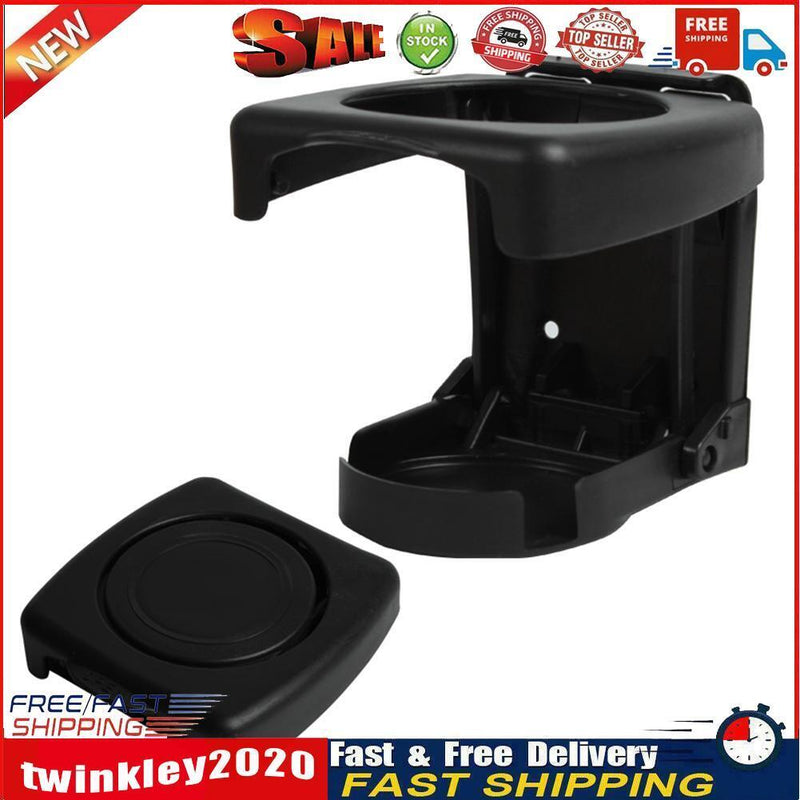 Universal Car Cup Drink Holder Support Auto Interior Folding Brace (Black) Newly