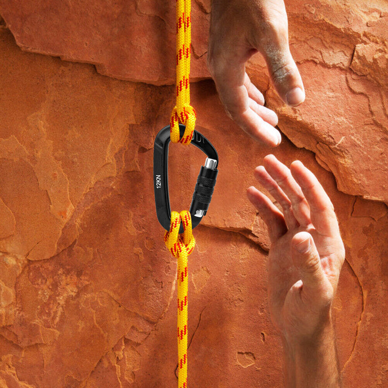 D-Shaped Backpack Carabiner Clasp Outdoor Climbing Backpack Hanging Locking C