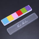 6 Colors Fingerprint Stamp Cushion DIY Scrapbooking Colorful Ink Pad Stamp De