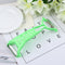 Plastic Double Head Fruit Vegetables Peeler Potato Carrot Grater (Green)