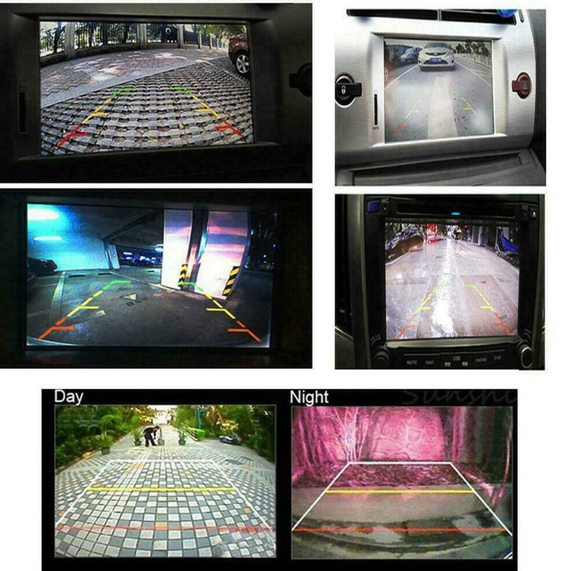 8 LED 170° Camera Reversing Parking Cam Car Rear View f Night Waterproo S0A0