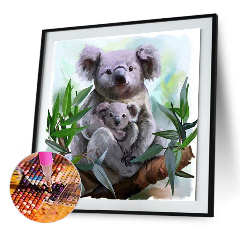 5D DIY Full Drill Diamond Painting Koala Cross Stitch Embroidery Decor Craft