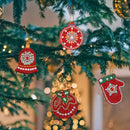 8pcs Christmas Tree Pendant Kit DIY Full Special Shaped Diamond Painting Newly