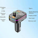 Bluetooth 5.0 Wireless Car FM Transmitter Radio MP3 USB 2 Charger Player X7C8