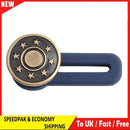Metal Silicone Button Adjustable Detachable Extension Jeans Button Fastener