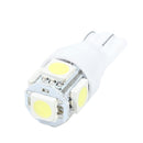 30Pcs T10 W5W 5SMD LED Bulb 5050 Car Auto Width Indicator Light (White)