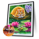 Handmade Cat Dog World 5D DIY Full Round Drill Drawing Kit Diamond Painting Gift