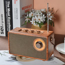 Retro Fm Radio Small Speaker Portable Radio Receiver for Outdoor Travel Camping