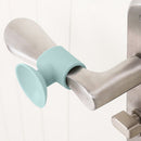 Sucker Anticollision Rubber Mat Mute Silencer Door Handle Stops Pad (Blue)